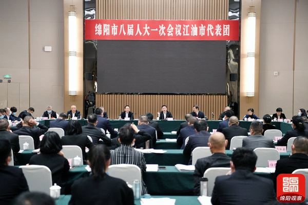 2021年10月27日，羅增斌參加江油代表團分團討論  張莉 攝.jpg