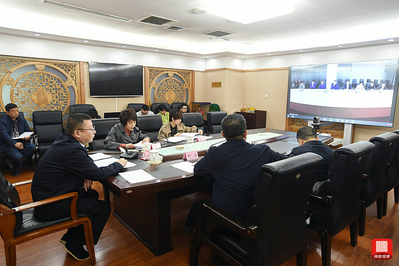2021年3月11日，元方與理想汽車創始人沈亞楠視頻會談  張莉 攝.jpg